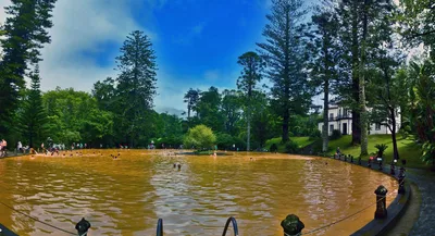 Thermal scenery in Furnas valley